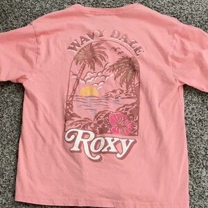 Roxy Pink Short Sleeve Kids Tee